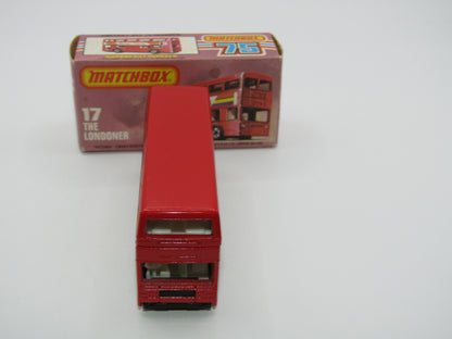 Matchbox Superfast No 17C London Bus Japan Tokoro Recreation Village