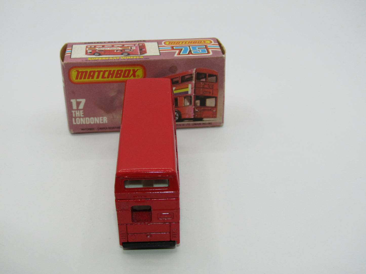 Matchbox Superfast No 17C London Bus Japan Tokoro Recreation Village