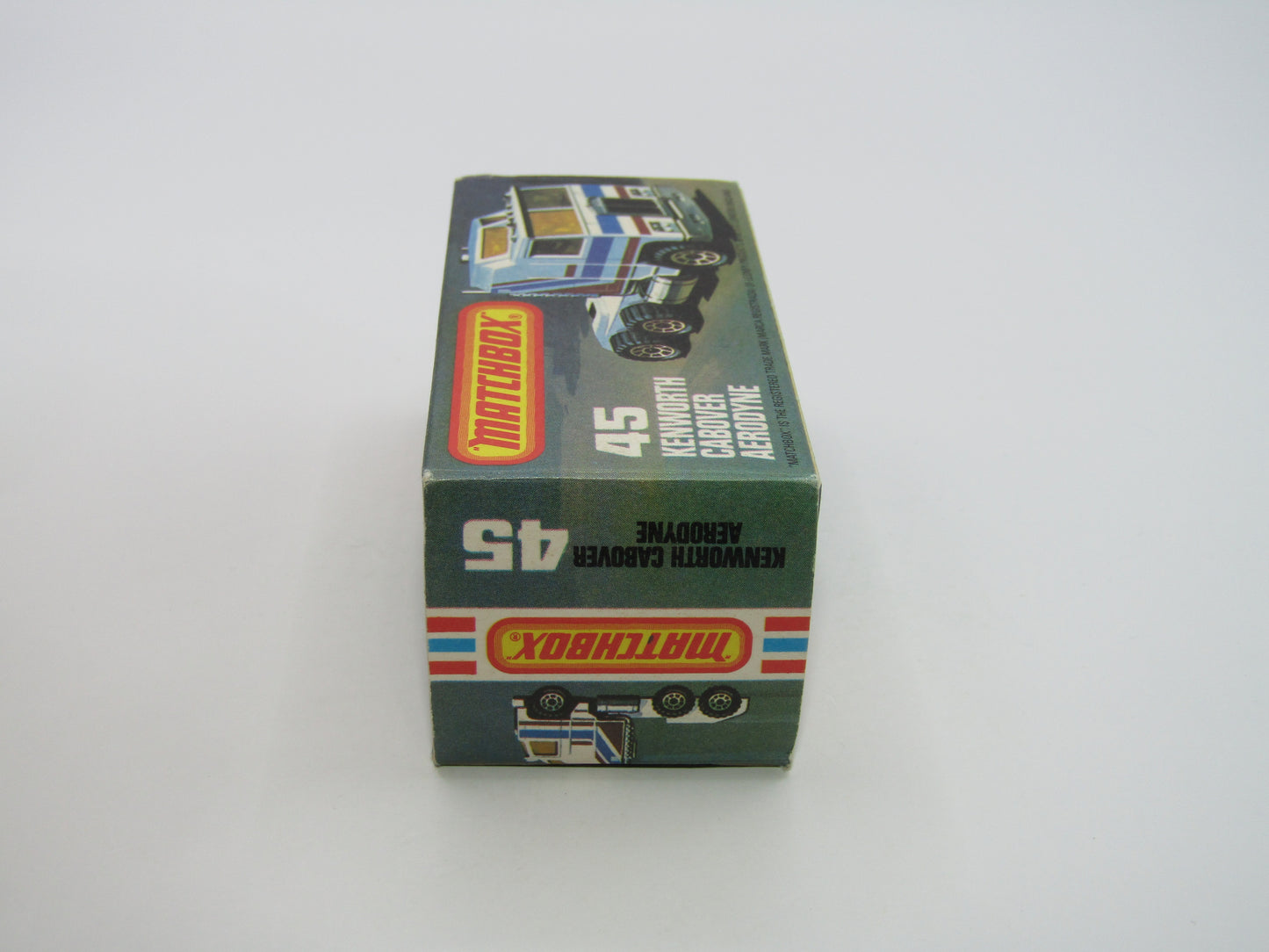 Matchbox Superfast 45C Kenworth Truck Black, Red & Grey Stripes