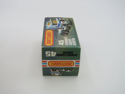 Matchbox Superfast 45C Kenworth Truck Black, Red & Grey Stripes