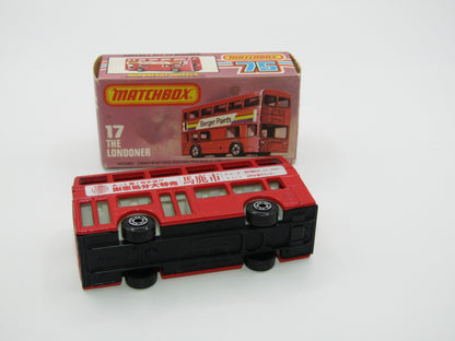 Matchbox Superfast No 17C London Bus Japan Tokoro Recreation Village