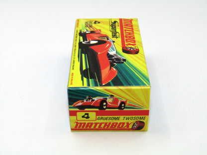 Matchbox Superfast 4B Gruesome Twosome ORANGE-GOLD body