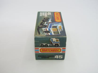 Matchbox Superfast 45C Kenworth Truck Black, Red & Grey Stripes