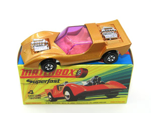 Matchbox Superfast 4B Gruesome Twosome Light Gold