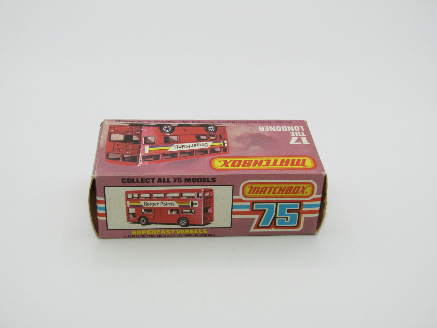 Matchbox Superfast No 17C London Bus Japan Tokoro Recreation Village