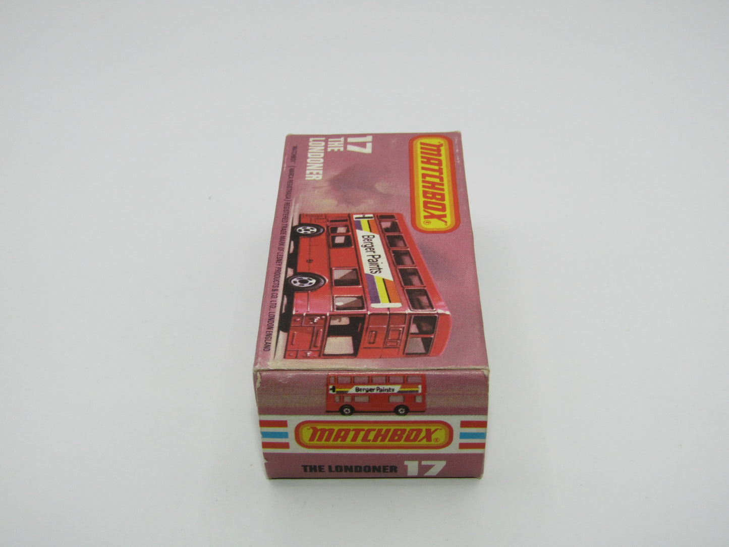 Matchbox Superfast No 17C London Bus Japan Tokoro Recreation Village