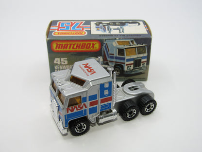 Matchbox Superfast 45C Kenworth Truck Silver NASA Lesney Base