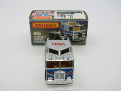 Matchbox Superfast 45C Kenworth Truck Silver NASA Lesney Base