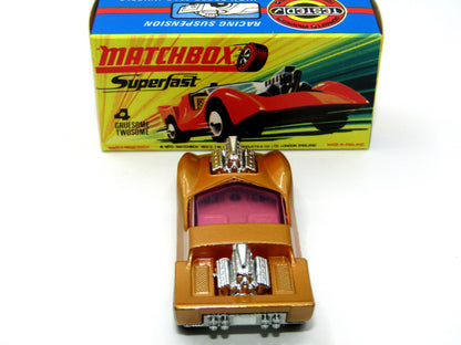 Matchbox Superfast 4B Gruesome Twosome Light Gold