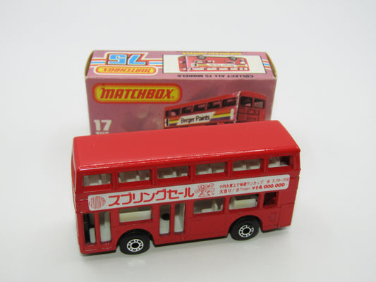 Matchbox Superfast No 17C London Bus Japan Spring Sale March 10th to 31st