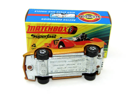 Matchbox Superfast 4B Gruesome Twosome Light Gold