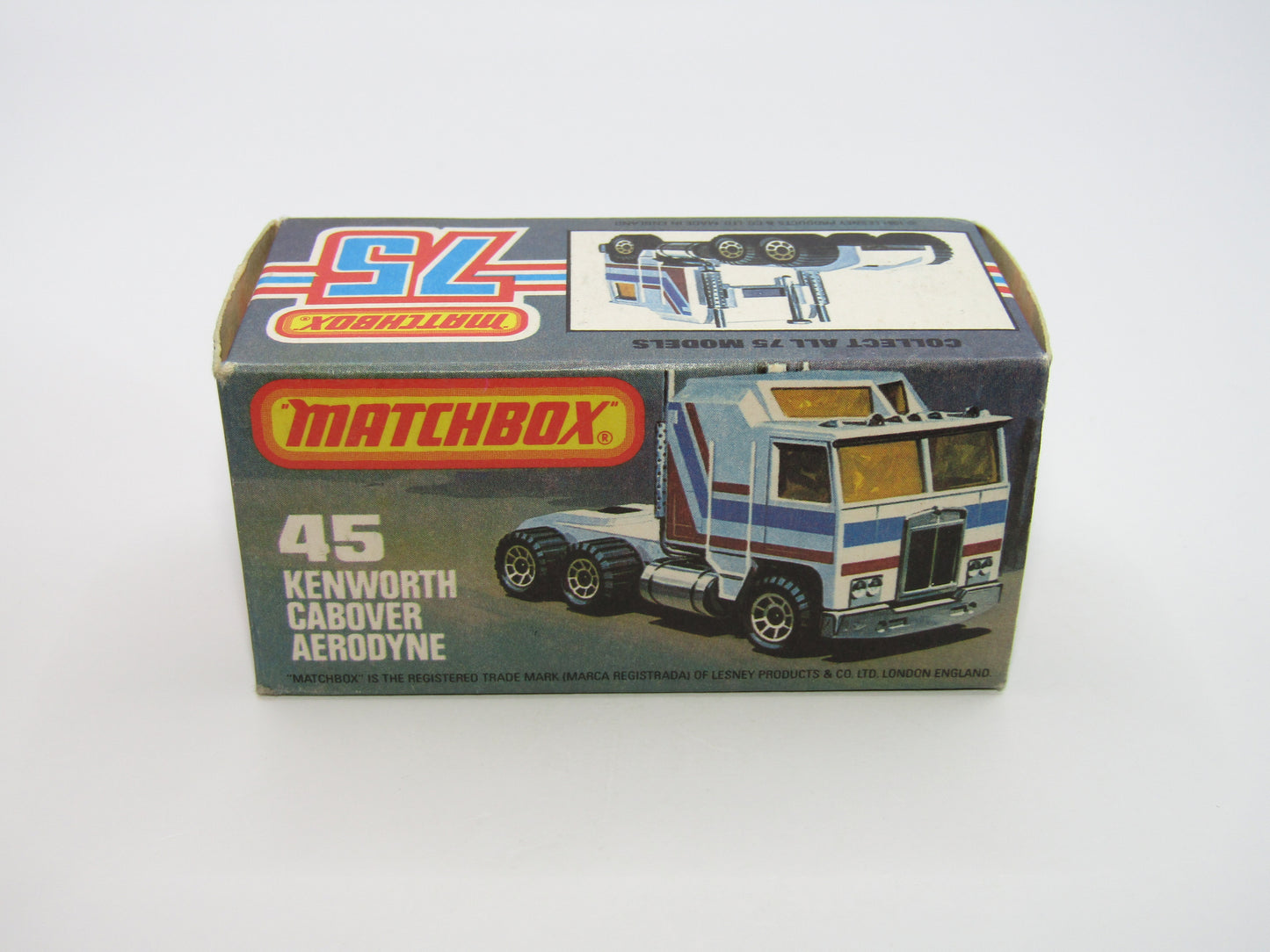 Matchbox Superfast 45C Kenworth Truck Silver NASA Lesney Base