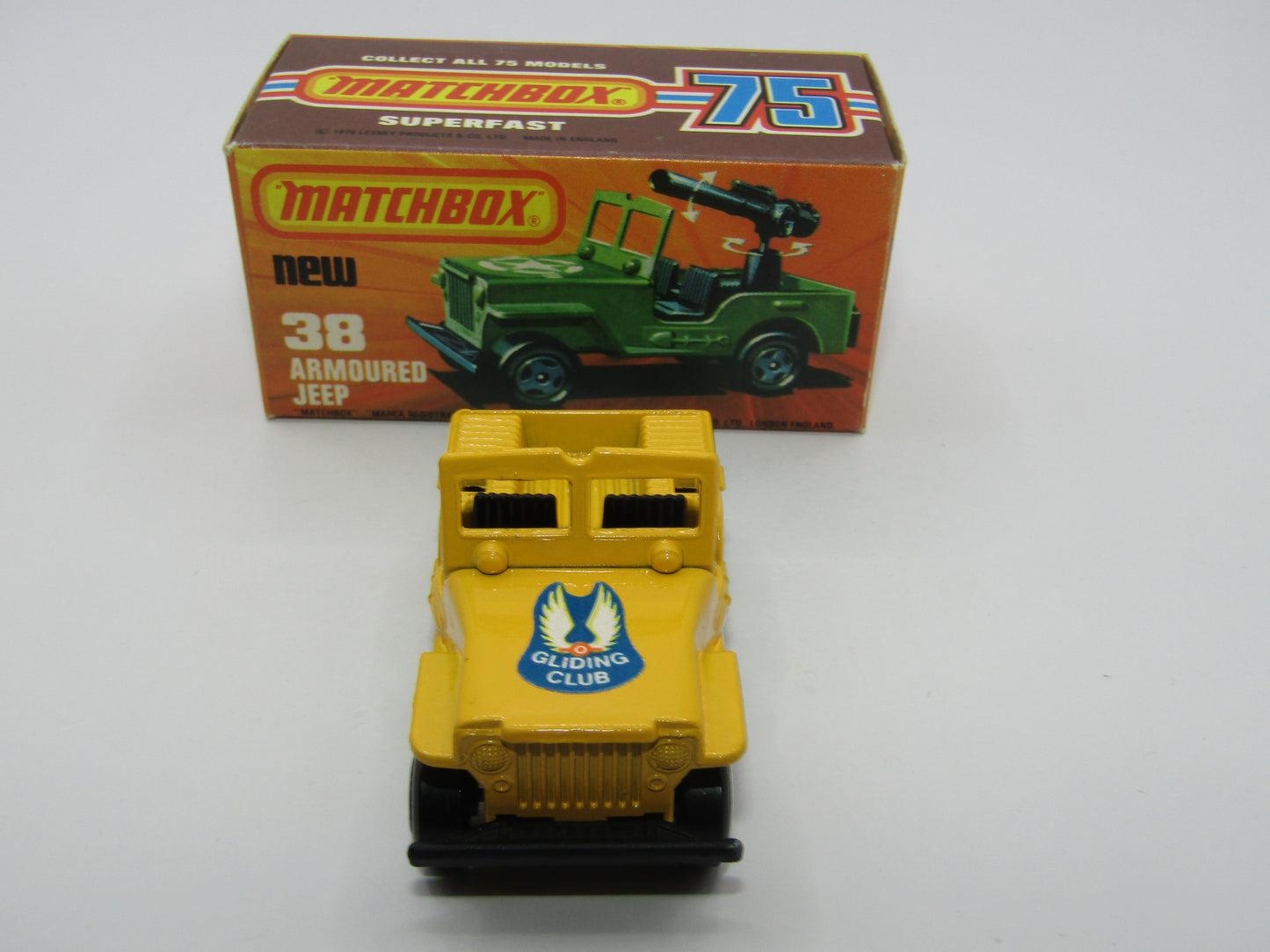 Matchbox Superfast No 38C Armoured Jeep no 38 Base no seats