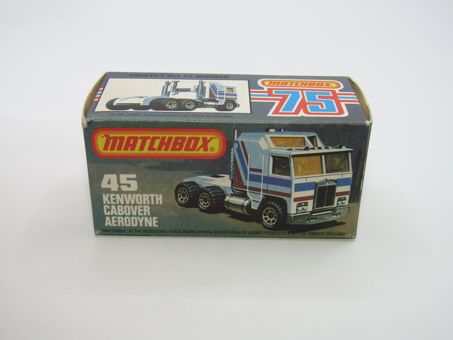 Matchbox Superfast 45C Kenworth Truck Silver NASA Lesney Base