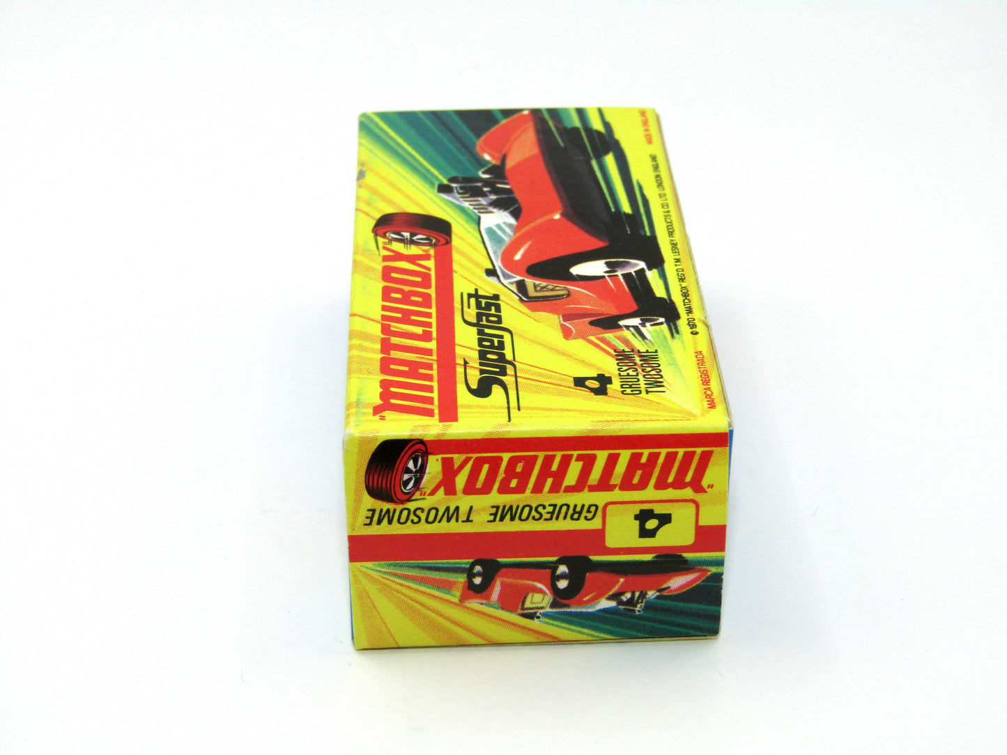 Matchbox Superfast 4B Gruesome Twosome Light Gold