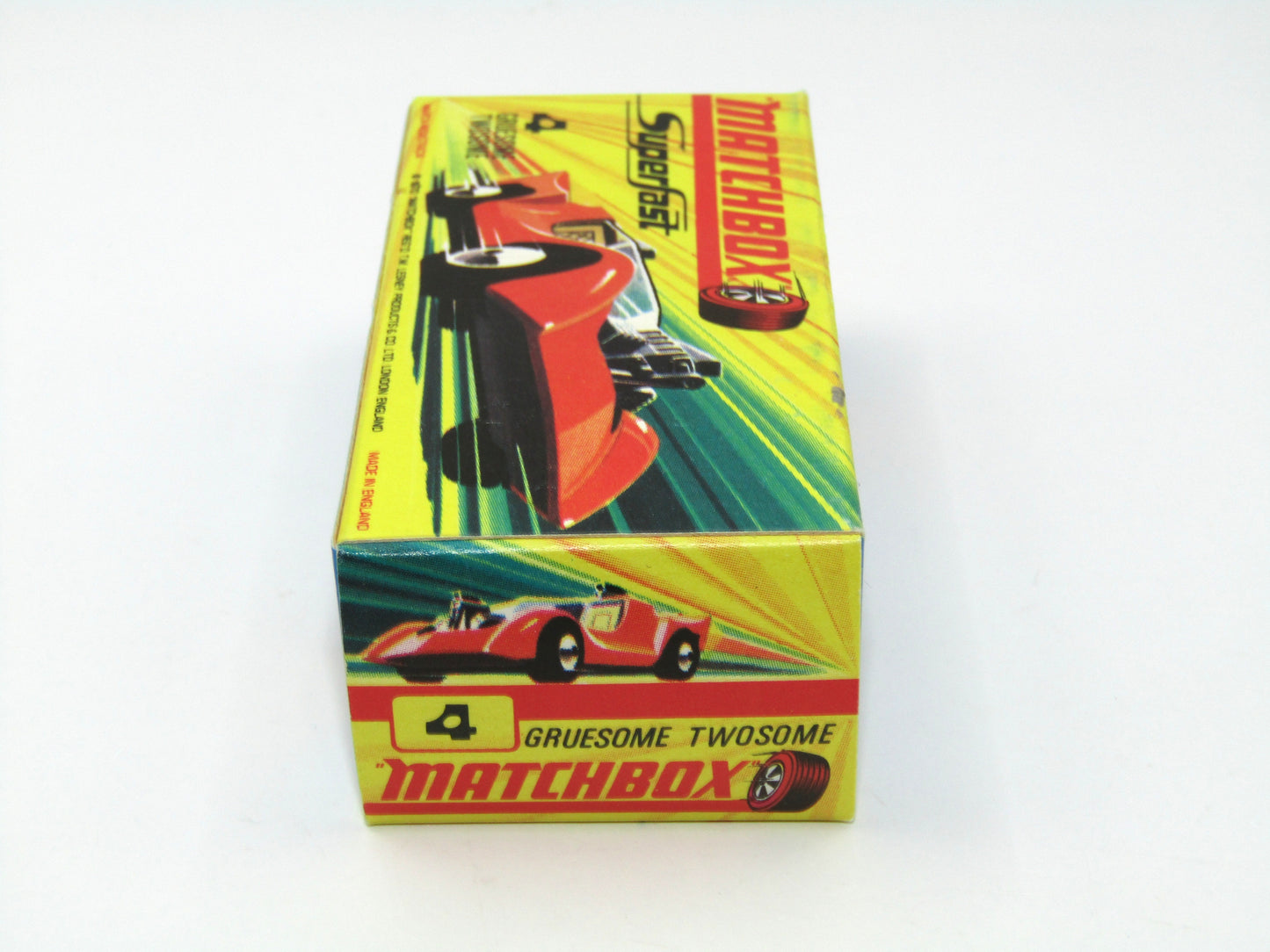 Matchbox Superfast 4B Gruesome Twosome Light Gold
