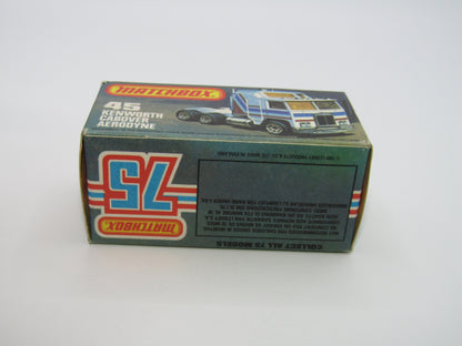 Matchbox Superfast 45C Kenworth Truck Silver NASA Lesney Base