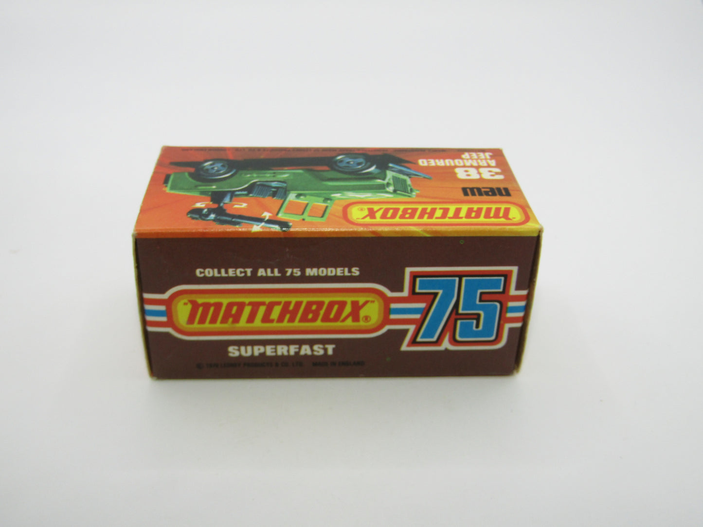 Matchbox Superfast No 38C Armoured Jeep no 38 Base no seats
