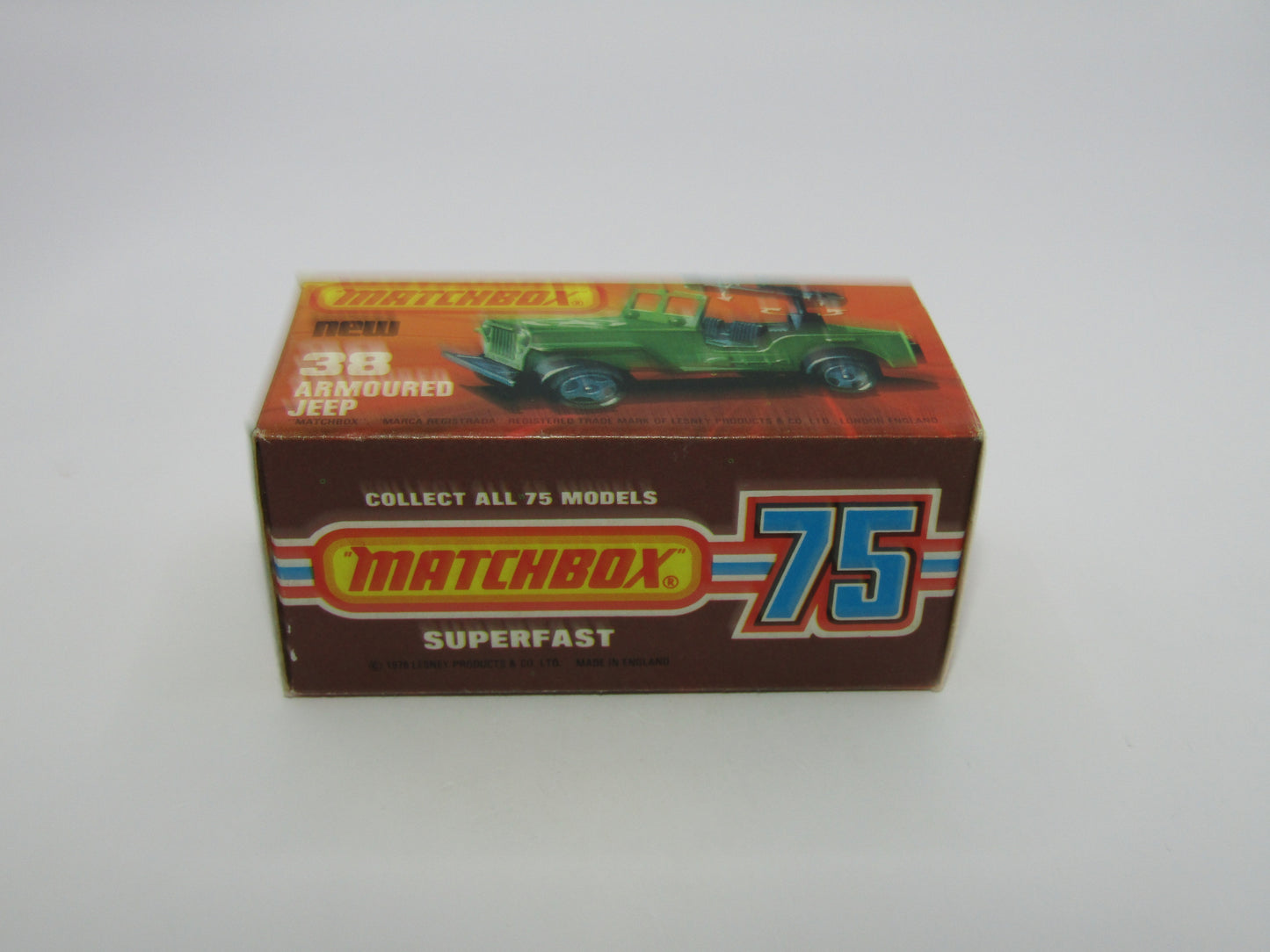 Matchbox Superfast No 38C Armoured Jeep no 38 Base no seats