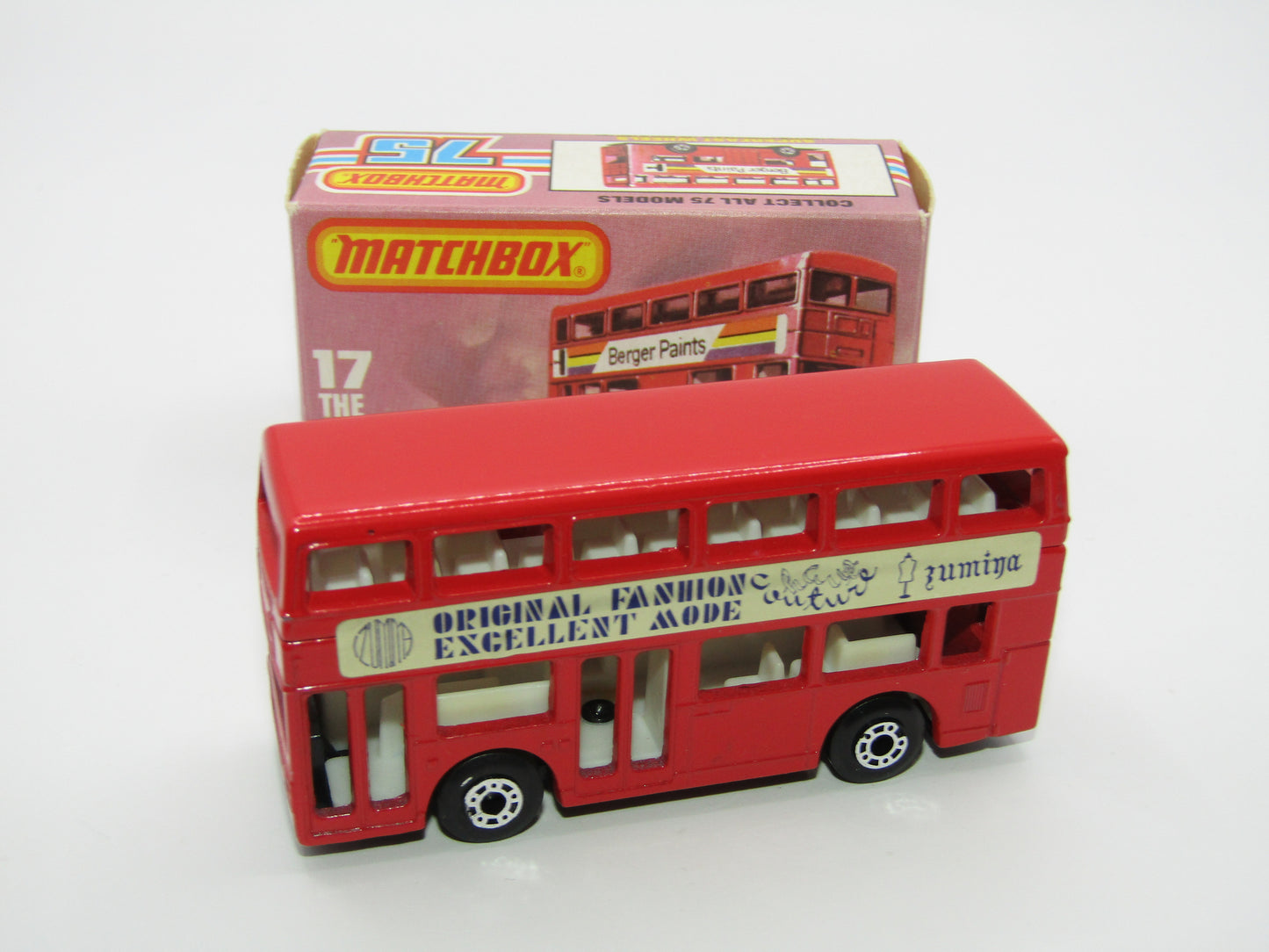Matchbox Superfast No 17C London Bus Japan Yumiya Original Fashion