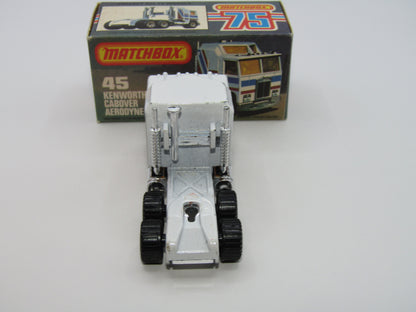 Matchbox Superfast 45C Kenworth Truck White, Red & Yellow Stripes