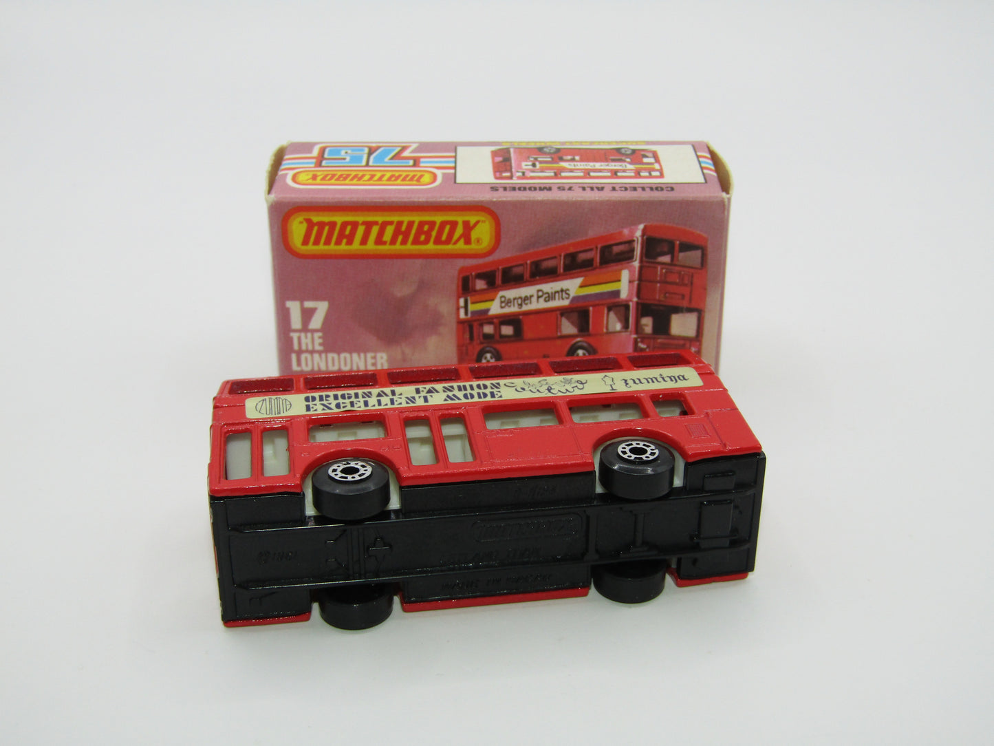 Matchbox Superfast No 17C London Bus Japan Yumiya Original Fashion
