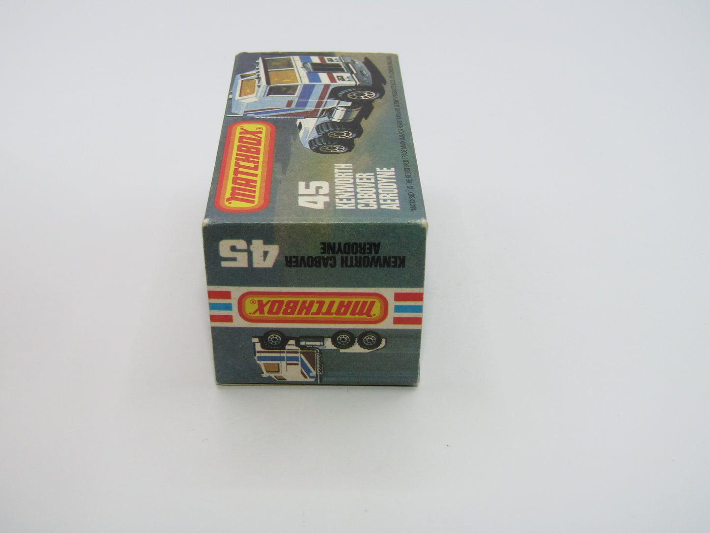 Matchbox Superfast 45C Kenworth Truck White, Red & Yellow Stripes