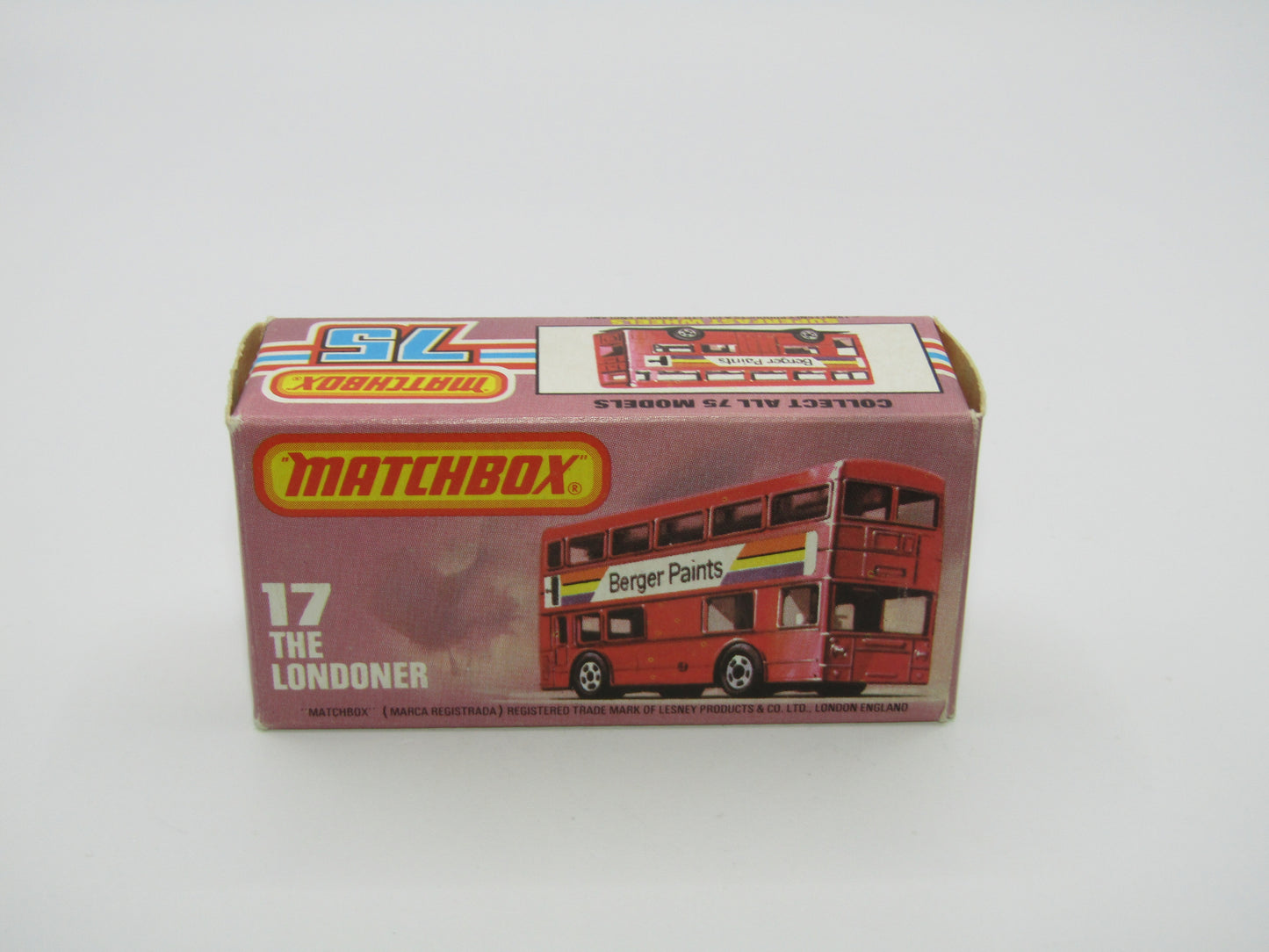 Matchbox Superfast No 17C London Bus Japan Yumiya Original Fashion
