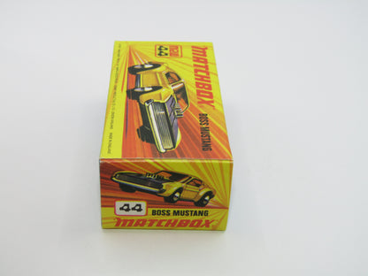 Matchbox Superfast 44B Boss Mustang BOSS Outline LIGHT AMBER Windows