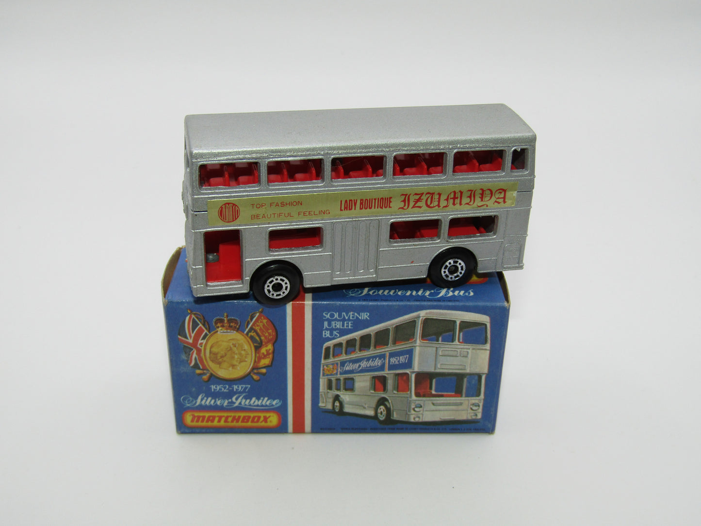 Matchbox Superfast No 17B The Londoner Japan SILVER Bus Lady Boutique