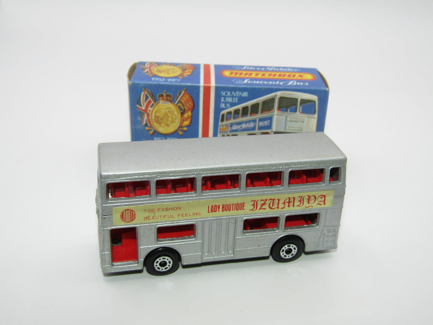 Matchbox Superfast No 17B The Londoner Japan SILVER Bus Lady Boutique