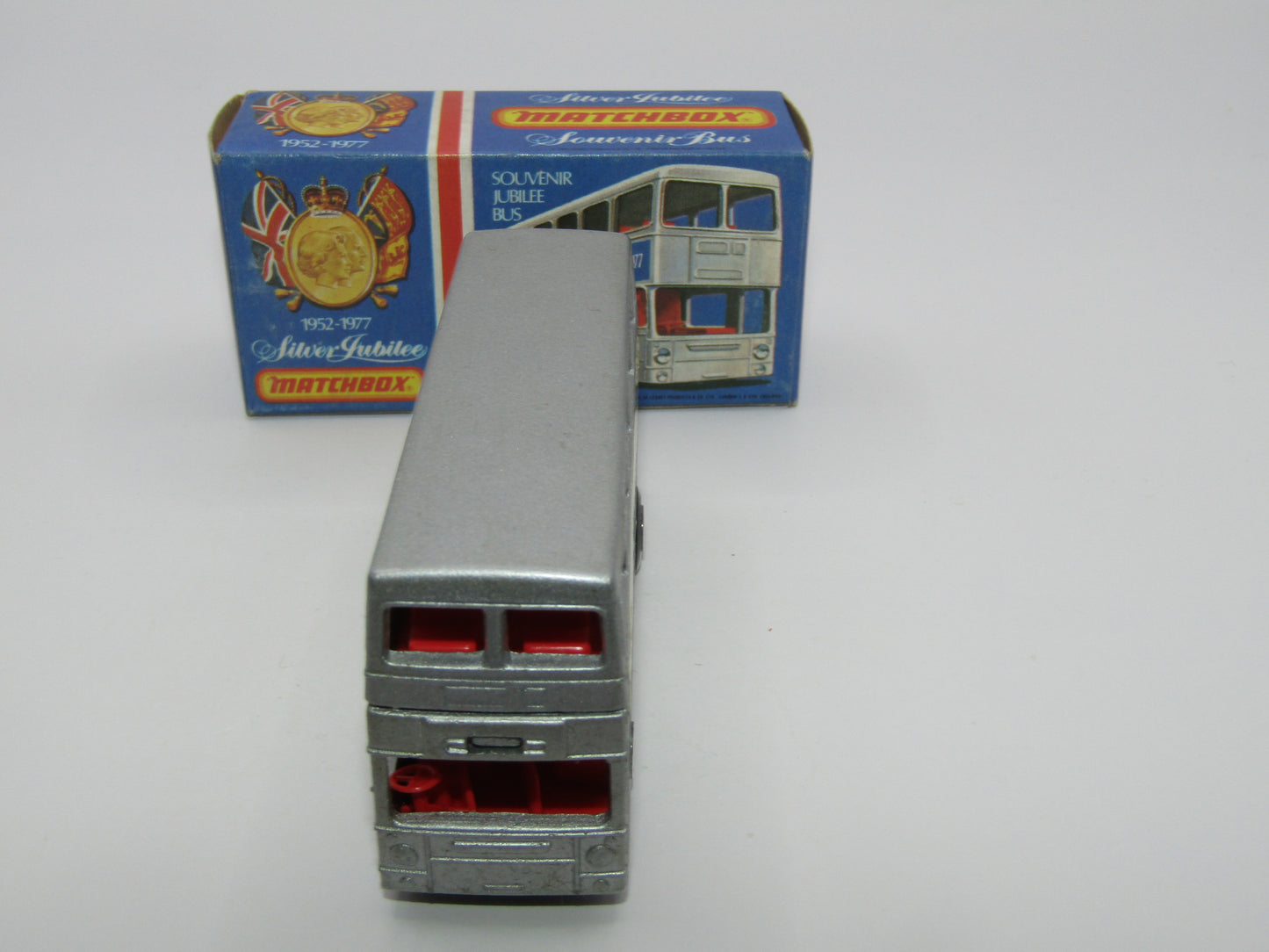 Matchbox Superfast No 17B The Londoner Japan SILVER Bus Lady Boutique