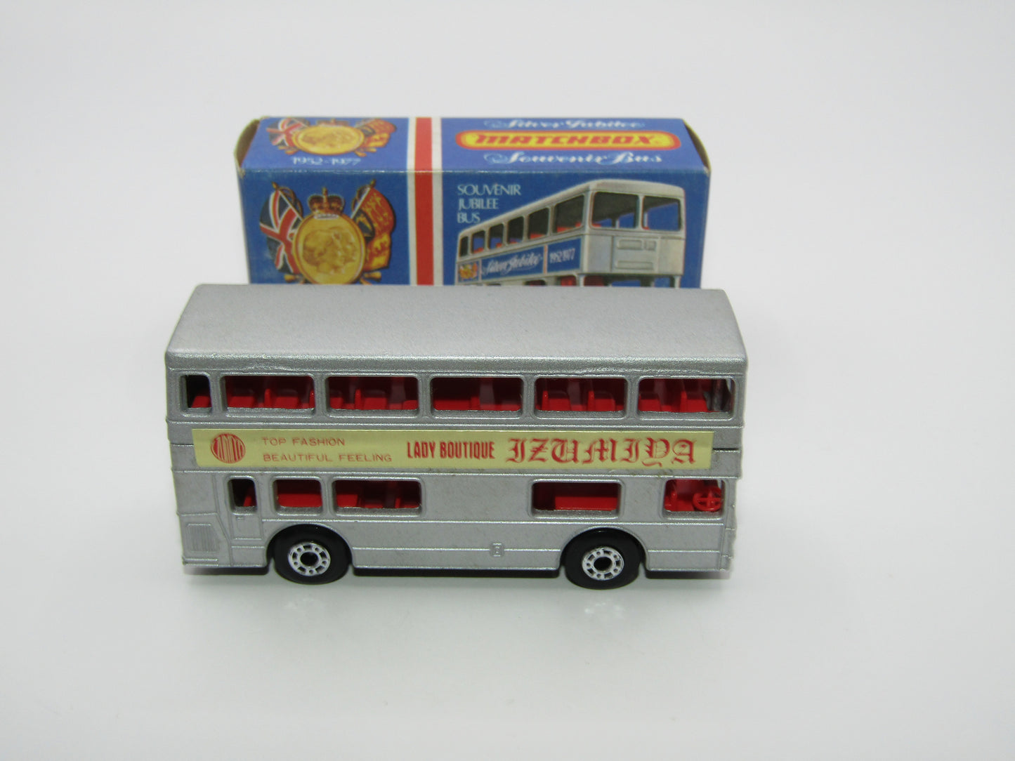 Matchbox Superfast No 17B The Londoner Japan SILVER Bus Lady Boutique