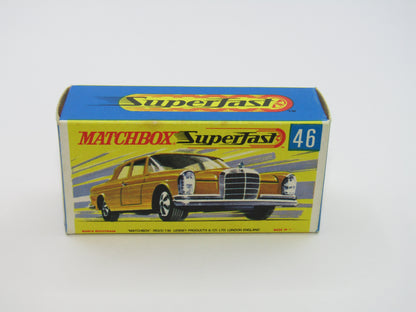 Matchbox Superfast 46A Mercedes 300SE Silver BLACK 5 Arch Wheel Hubs