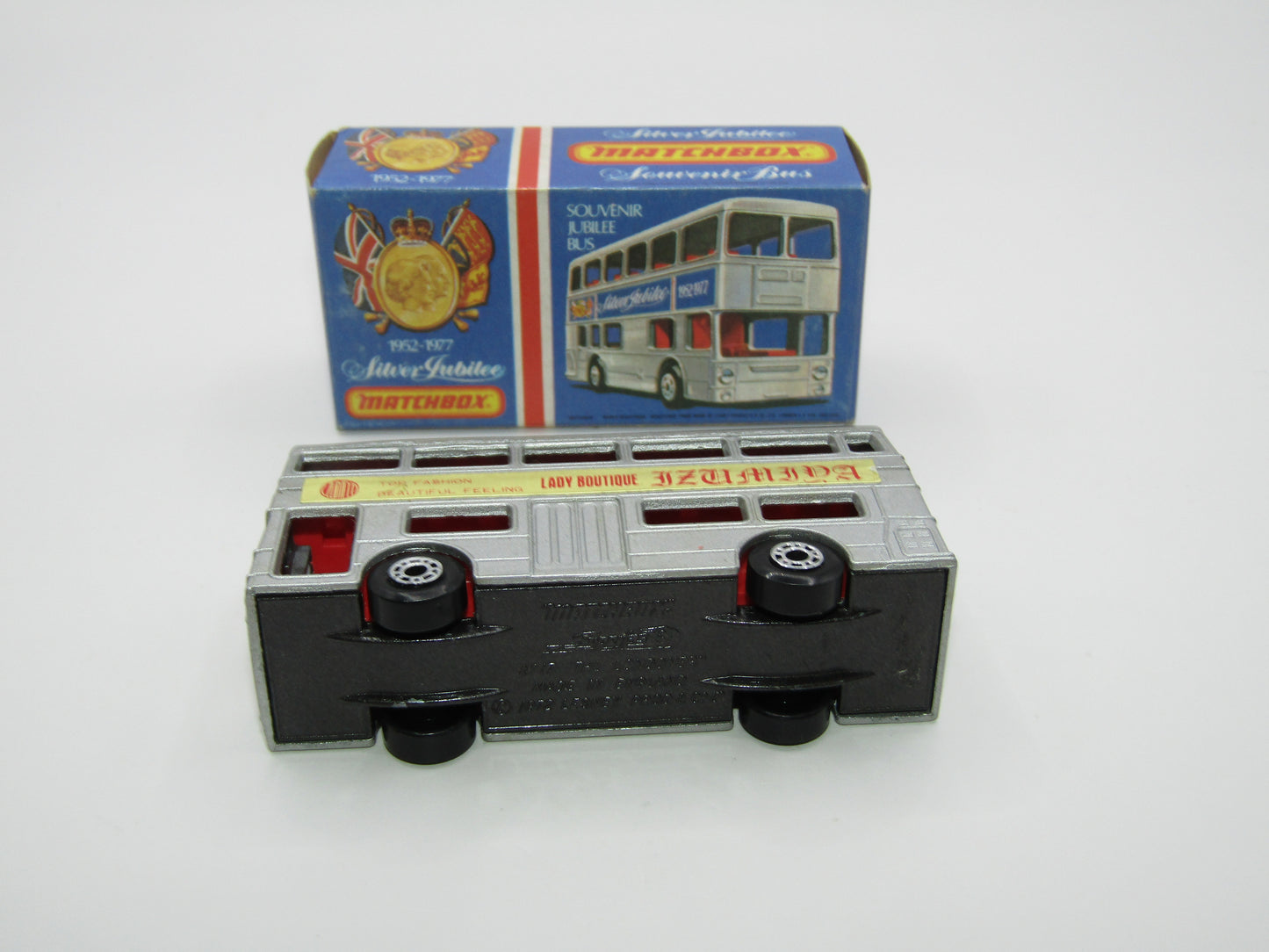 Matchbox Superfast No 17B The Londoner Japan SILVER Bus Lady Boutique