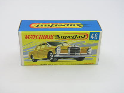 Matchbox Superfast 46A Mercedes 300SE Silver DOT DASH Wheels