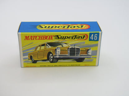 Matchbox Superfast 46A Mercedes 300SE Silver DOT DASH Wheels
