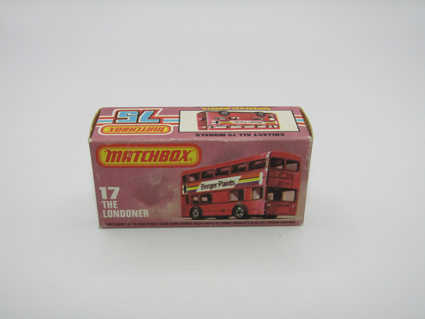 Matchbox Superfast No 17B The Londoner Japan Mini Car Collection