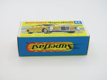 Matchbox Superfast 46A Mercedes 300SE Silver DOT DASH Wheels