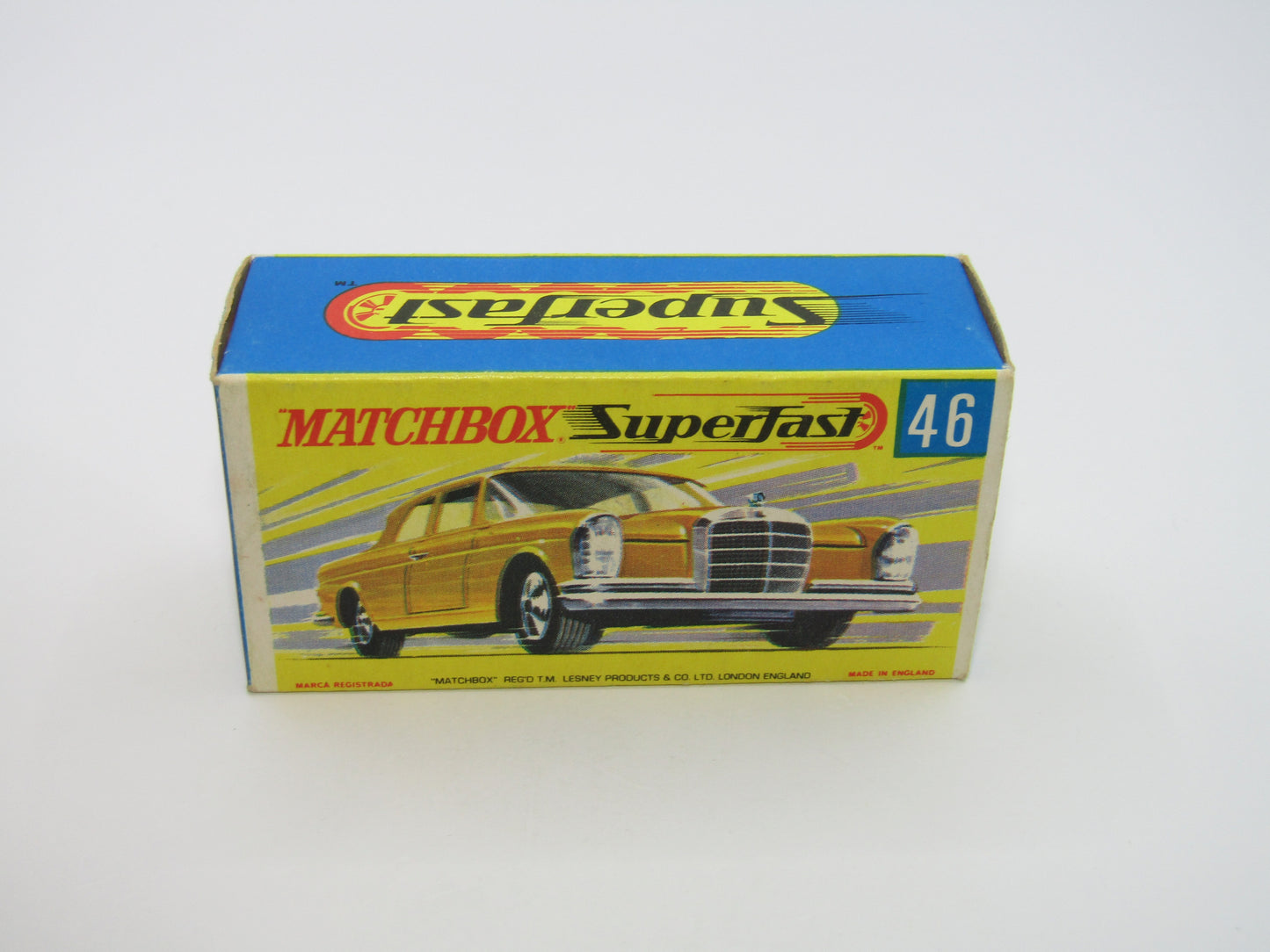 Matchbox Superfast 46A Mercedes 300SE Olive Green DOT DASH Wheels