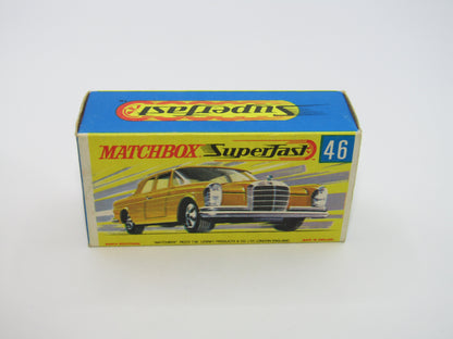 Matchbox Superfast 46A Mercedes 300SE Olive Green DOT DASH Wheels