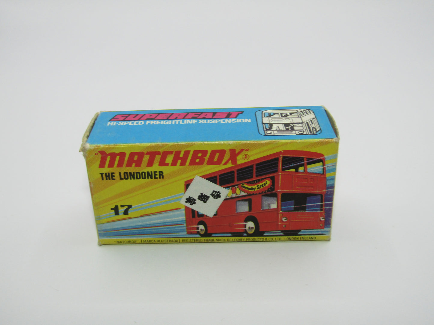 Matchbox Superfast No 17B The Londoner Japan Yokohoma Motomachi Minicar Shop