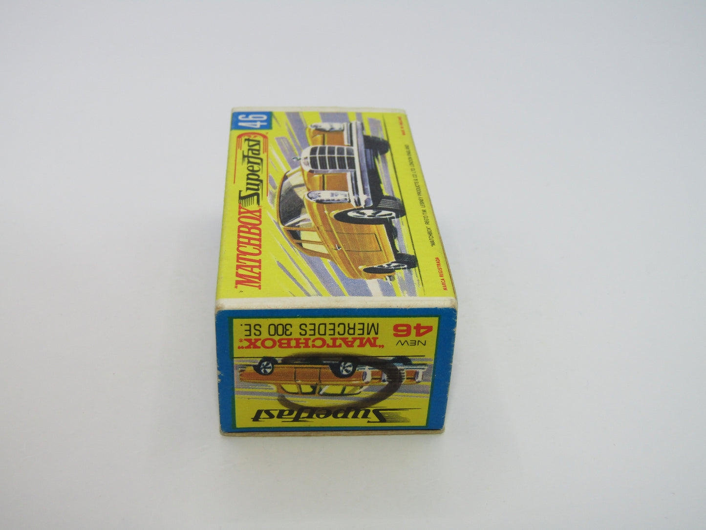 Matchbox Superfast 46A Mercedes 300SE Olive Green DOT DASH Wheels