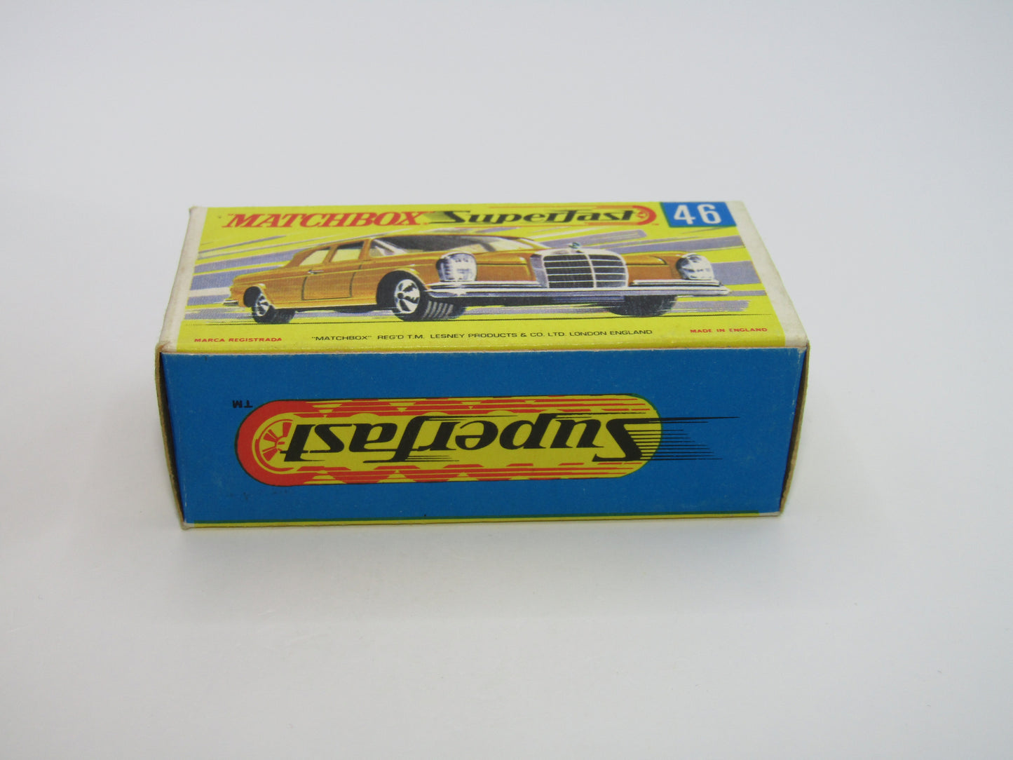 Matchbox Superfast 46A Mercedes 300SE Olive Green DOT DASH Wheels