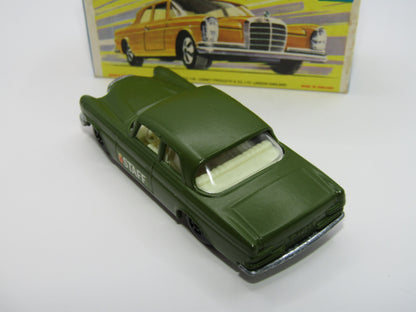 Matchbox Superfast 46A Mercedes 300SE Olive Green 5 Arch Wheels