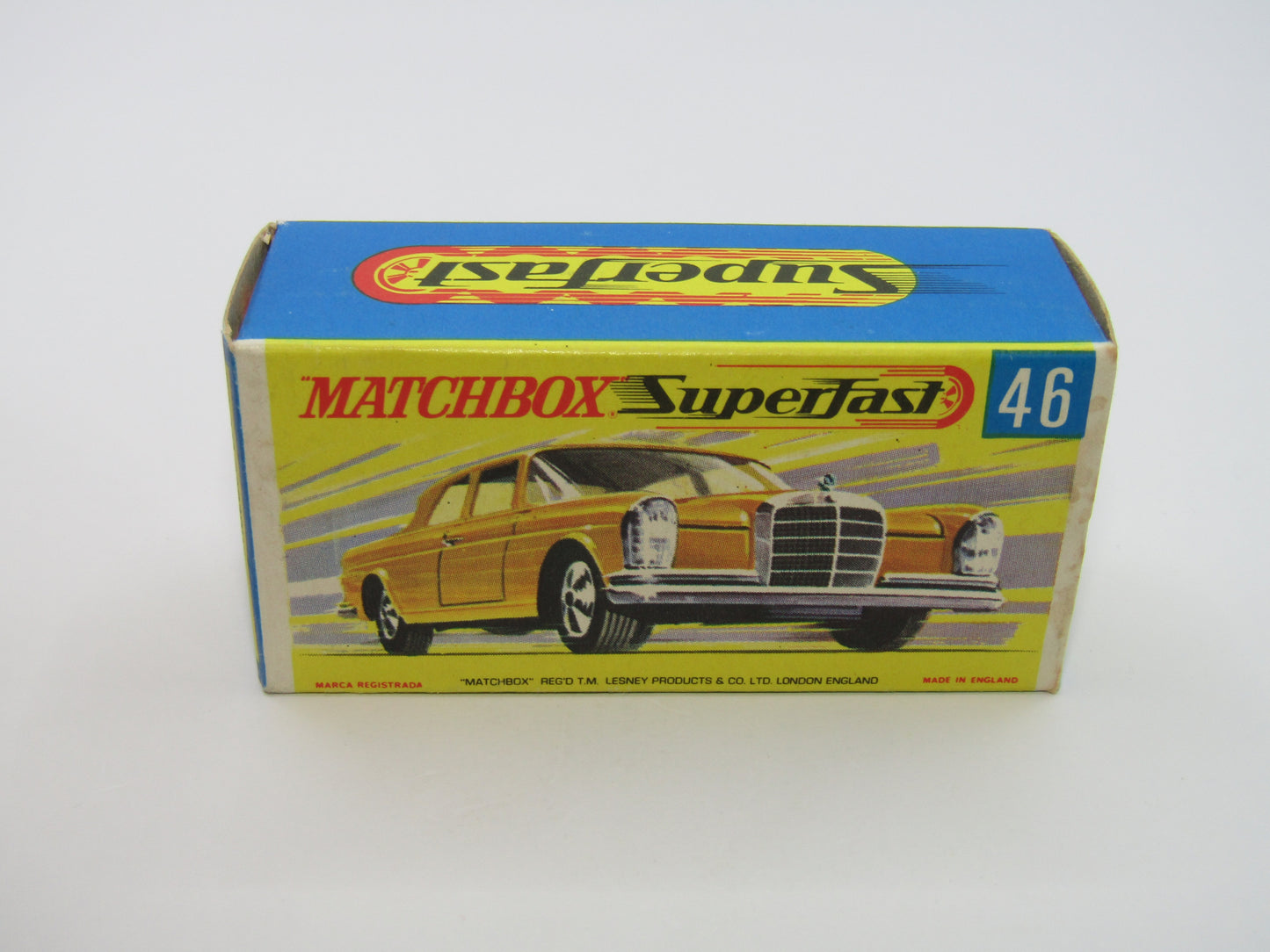 Matchbox Superfast 46A Mercedes 300SE Olive Green 5 Arch Wheels