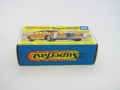 Matchbox Superfast 46A Mercedes 300SE Olive Green 5 Arch Wheels