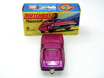Matchbox Superfast 5A Lotus Europa PURPLE without Tow Slot