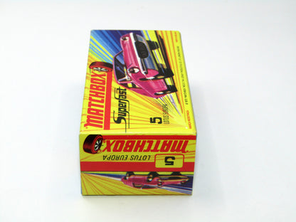 Matchbox Superfast 5A Lotus Europa PURPLE without Tow Slot