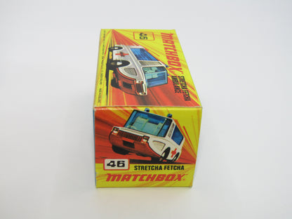 Matchbox Superfast 46B Stretcha Fetcha AMBER Windows Ambulance Labels